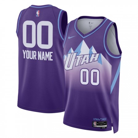 Dres Utah Jazz Prilagođeni Nike 2024-25 City Edition Ljubičasta Swingman